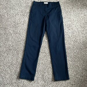 Dennis Uniform Straight Leg Pants in Navy